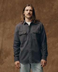 Vintage Flannel Work Shirt - Charcoal