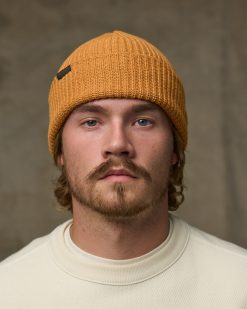 Cotton Watch Cap - Gold Ochre