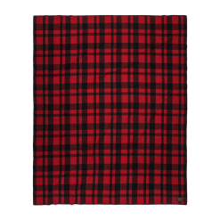 Mackinaw Wool  Blanket - Red / Black Heritage Plaid