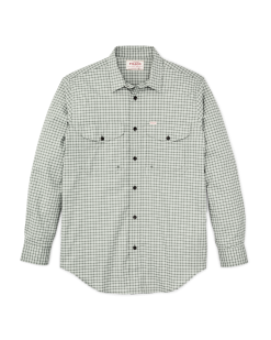 Twin Lakes Sport Shirt - Gray / Olive Check
