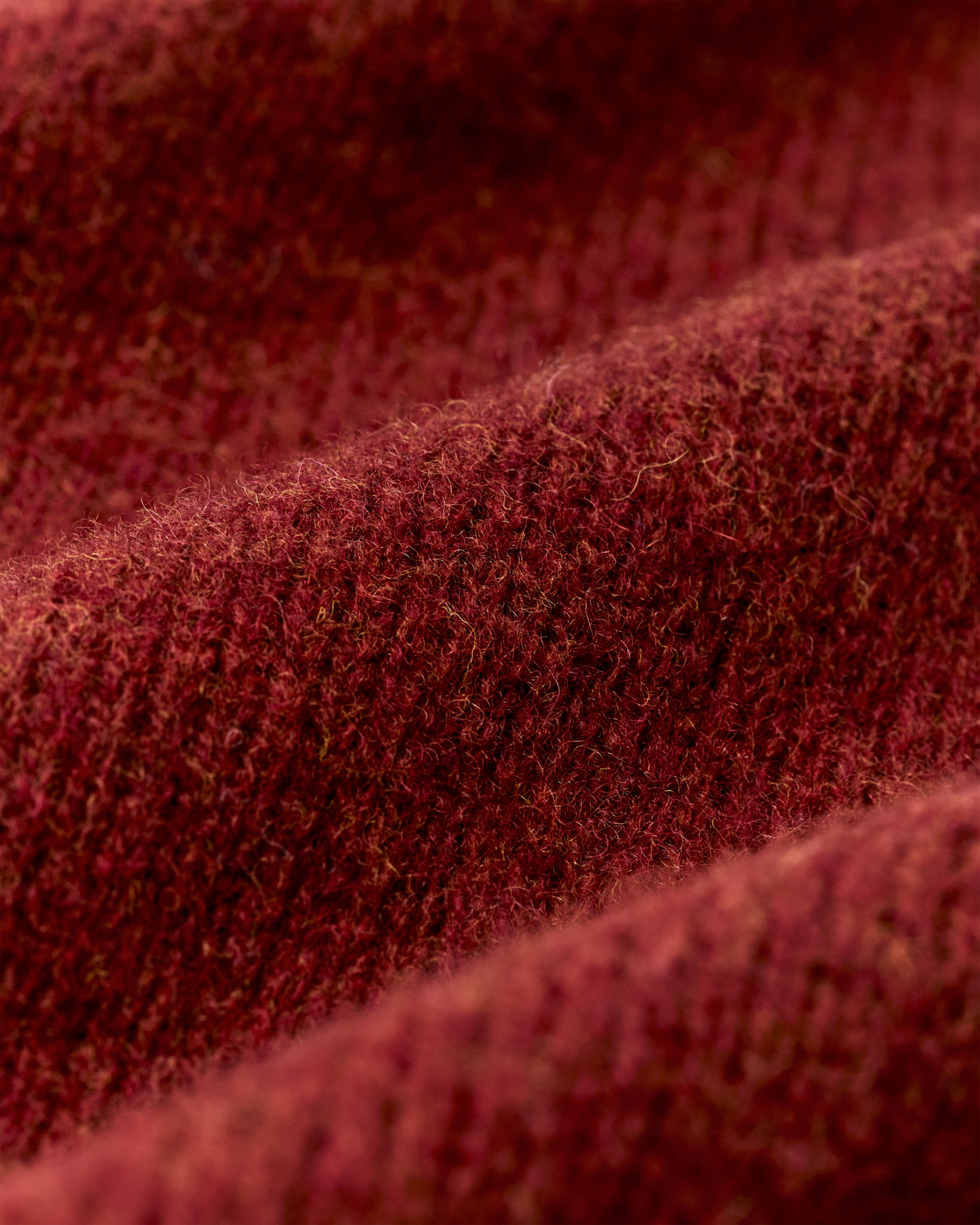 Shetland 5-gauge Wool Sweater - Russet - Image 5