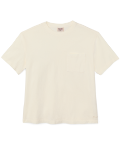 Women's Short Sleeve Pocket Tee - White
