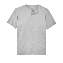 Frontier Henley T-shirt - Heather Gray