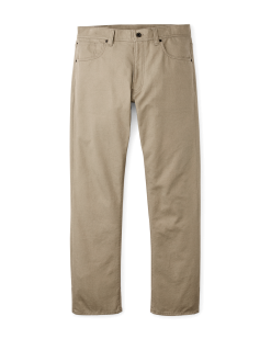 Dry Tin Cloth 5-pocket Pants - Gray Khaki