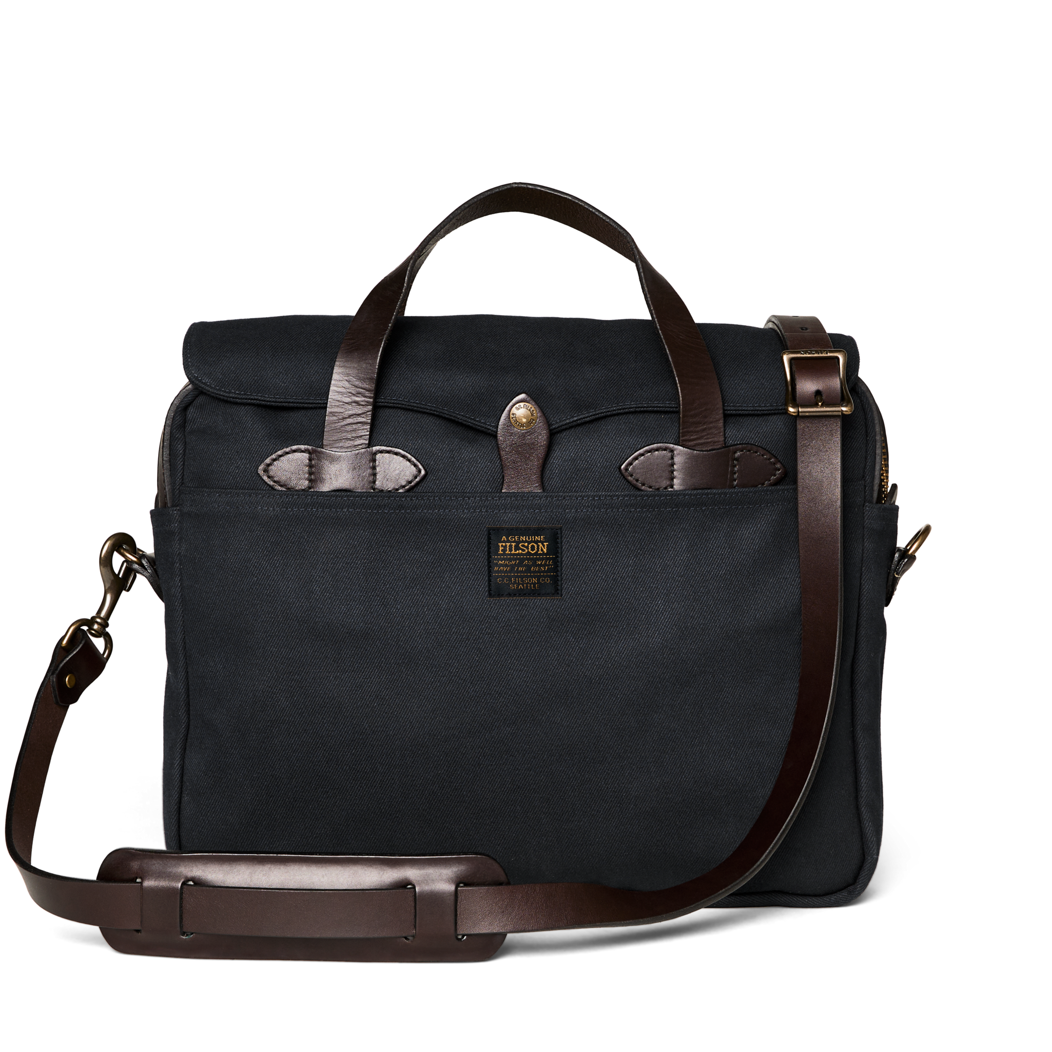 Rugged Twill Original Briefcase - Navy - Image 2